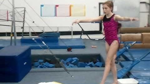 Its all coming together - Front handspring Front Layout Punch Front....