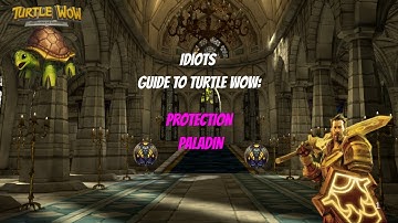 Idiots Guide to Turtle WOW: Protection Paladin