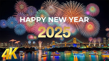 Happy New Year 2025 ✨ New Year 2025 Fireworks Show 🎆 Stunning Celebration Across the World