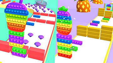 Fidget Rush 🌈🍍🌈 NEW UPDATE!! All Levels Gameplay Walkthrough Levels 25-27 Yk9012