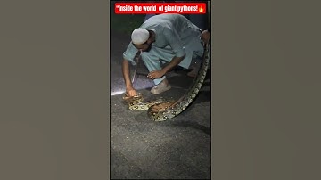 inside the world of giant python#giant #python #snake #shorts #video #trend #zubairakrami#ak38