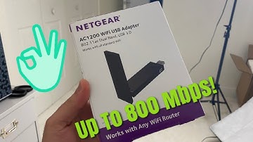 NETGEAR USB WIFI Adapter Unboxing Review And Installation