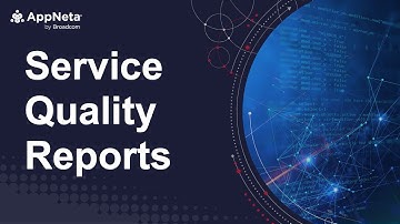 Configure a Service Quality Summary Report in AppNeta