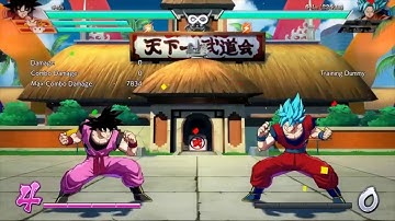 DBFZ JaiOfManyDrops - Base Goku: Ki Blast Loops