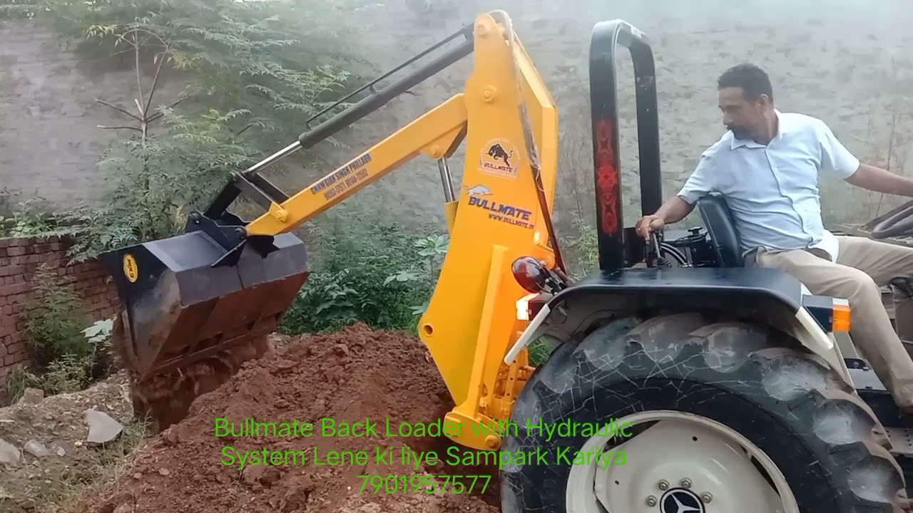 Bullmate Back Loader with Hydraulic System Lene ki liye Sampark Kariya 7901957577