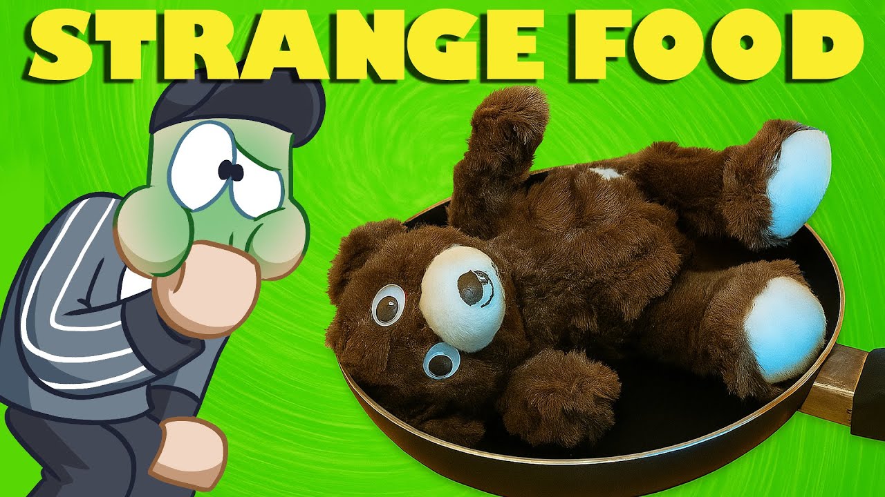 We Cooked a Teddy Bear?! -- Trying the Weirdest Food Ever!