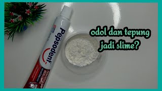 Cara membuat slime dari odol dan tepung tanpa lem||diy slime||atha tv