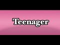 Teenager by naughty jayz