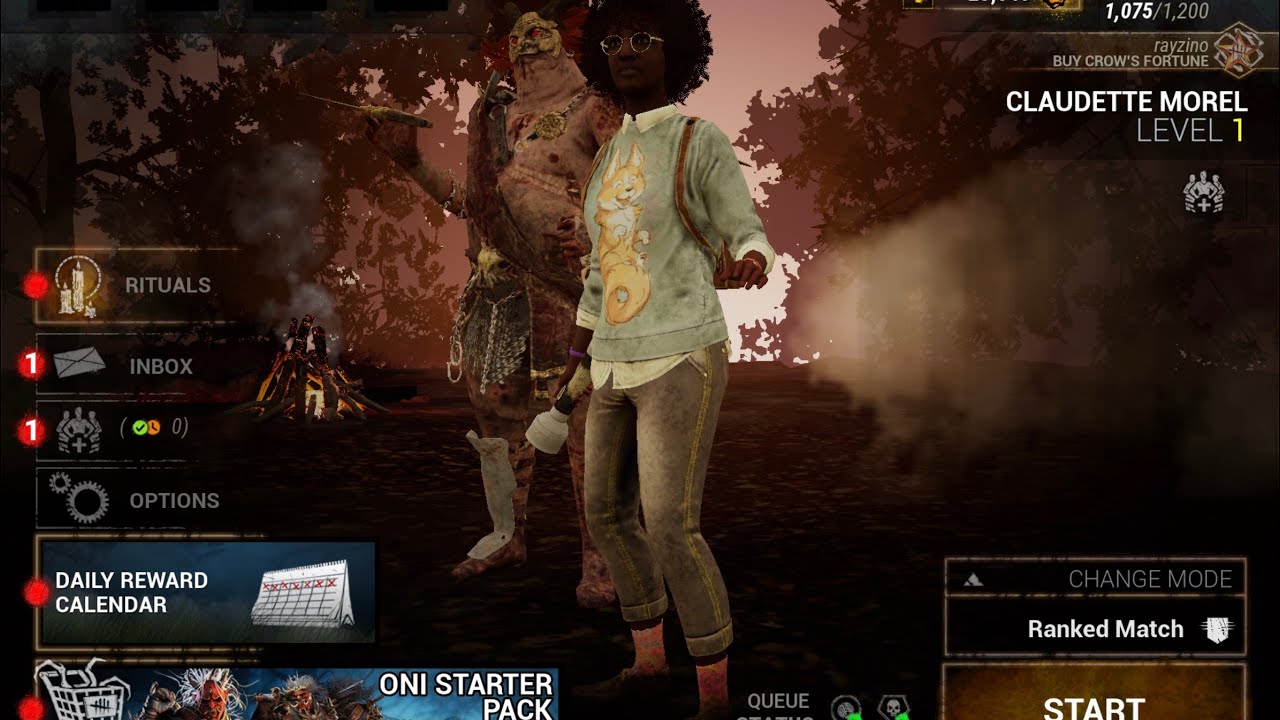 NEW Claudette Morel Dog-Sitter Skin Gameplay-DBD Mobile(60 FPS) - YouTube