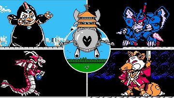 Samurai Pizza Cats (NES) All Bosses (No Damage)