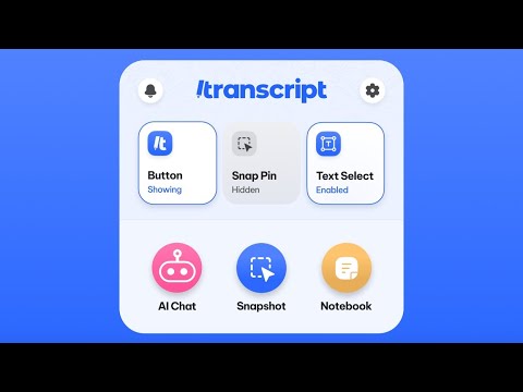 Introducing Transcript 3.0: The all-in-one study solution.