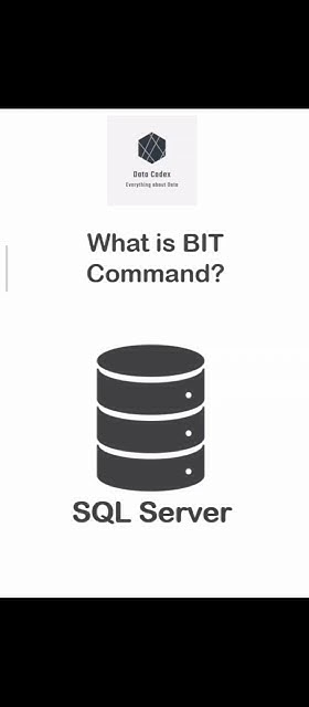 BIT Datatype | SQL Server #datacodex #sqlserver #shorts # ...