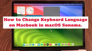 macOS Sonoma How to Change Keyboard Language on MacBook screenshot 4