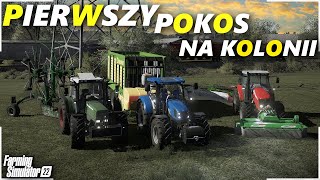 🔥OPOROWY PIERWSZY POKOS NA KOLONII🚜SAMASZ KRONE😮NEW HOLLAND😍FS22😍