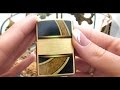 Зажигалка Zippo 28673 Gold and Black (Видео обзор) podarki-odessa.com