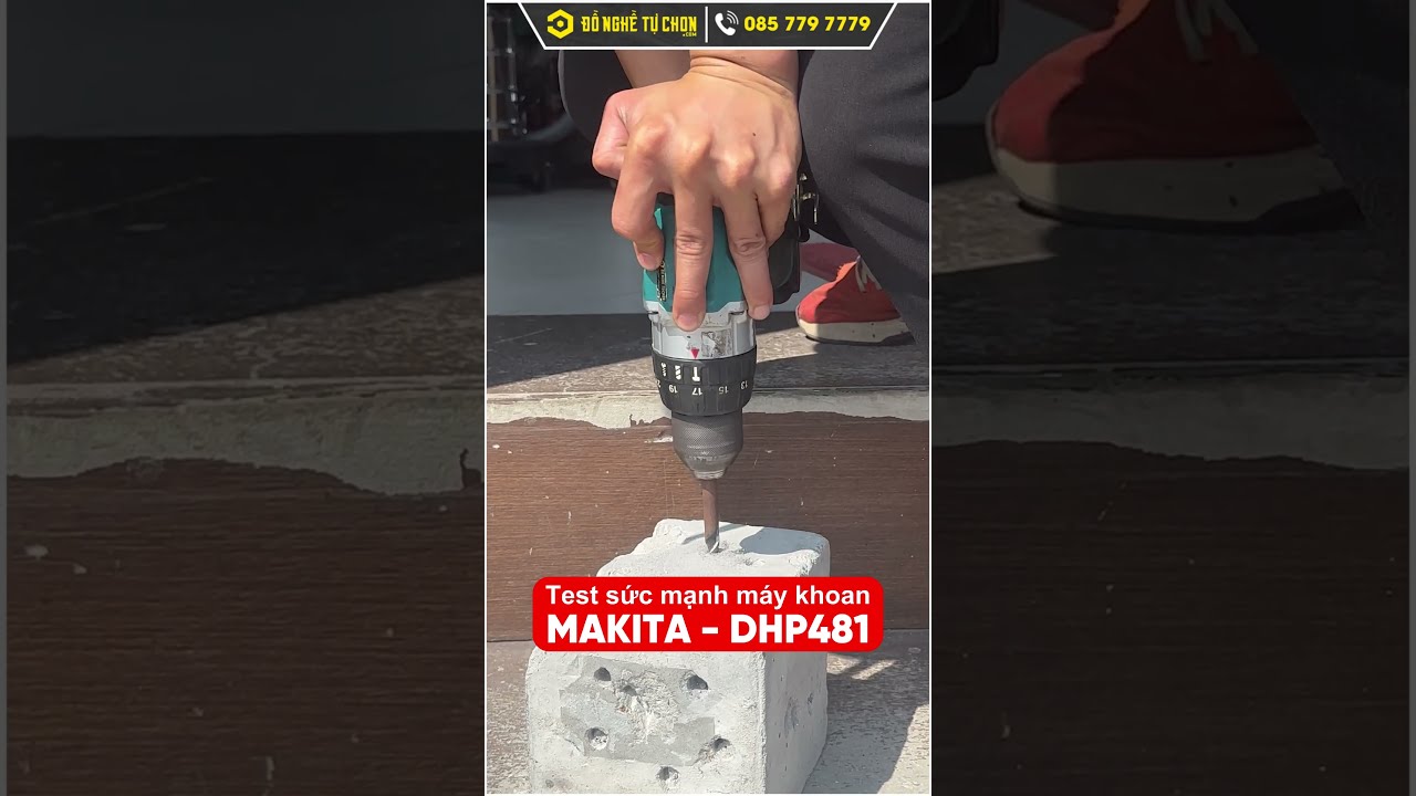 Test may khoan Makita DHP481 donghetuchon makita