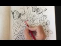 Coloring book tips and techniques using colored pencils