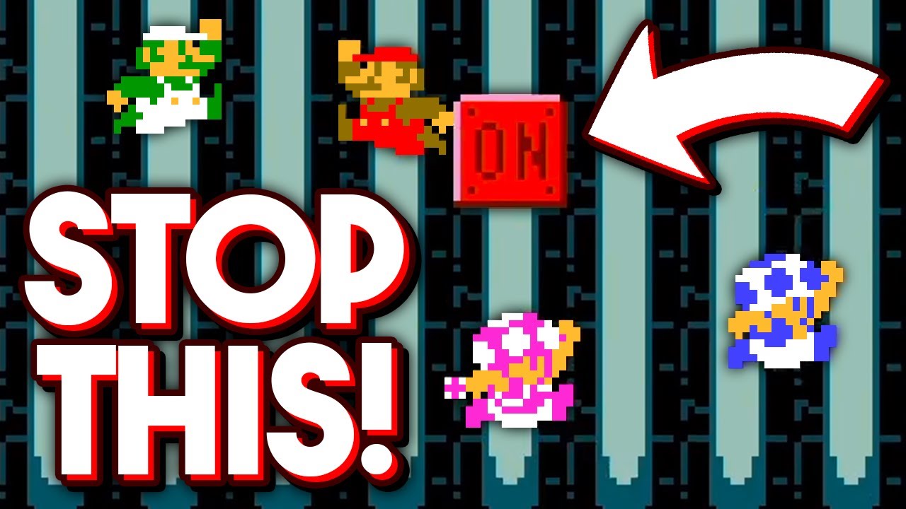 This ON/OFF Switch Level Drove Me Insane in Mario Maker 2 Versus ...