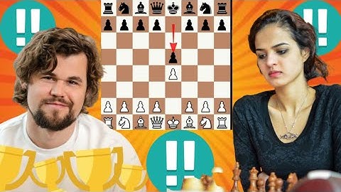 Accomplished chess game | Tania Sachdev vs Magnus Carlsen 2