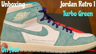 Jordan Retro 1 Turbo Green Unboxing. Detailed Review & On Foot Wmcfly Kof.