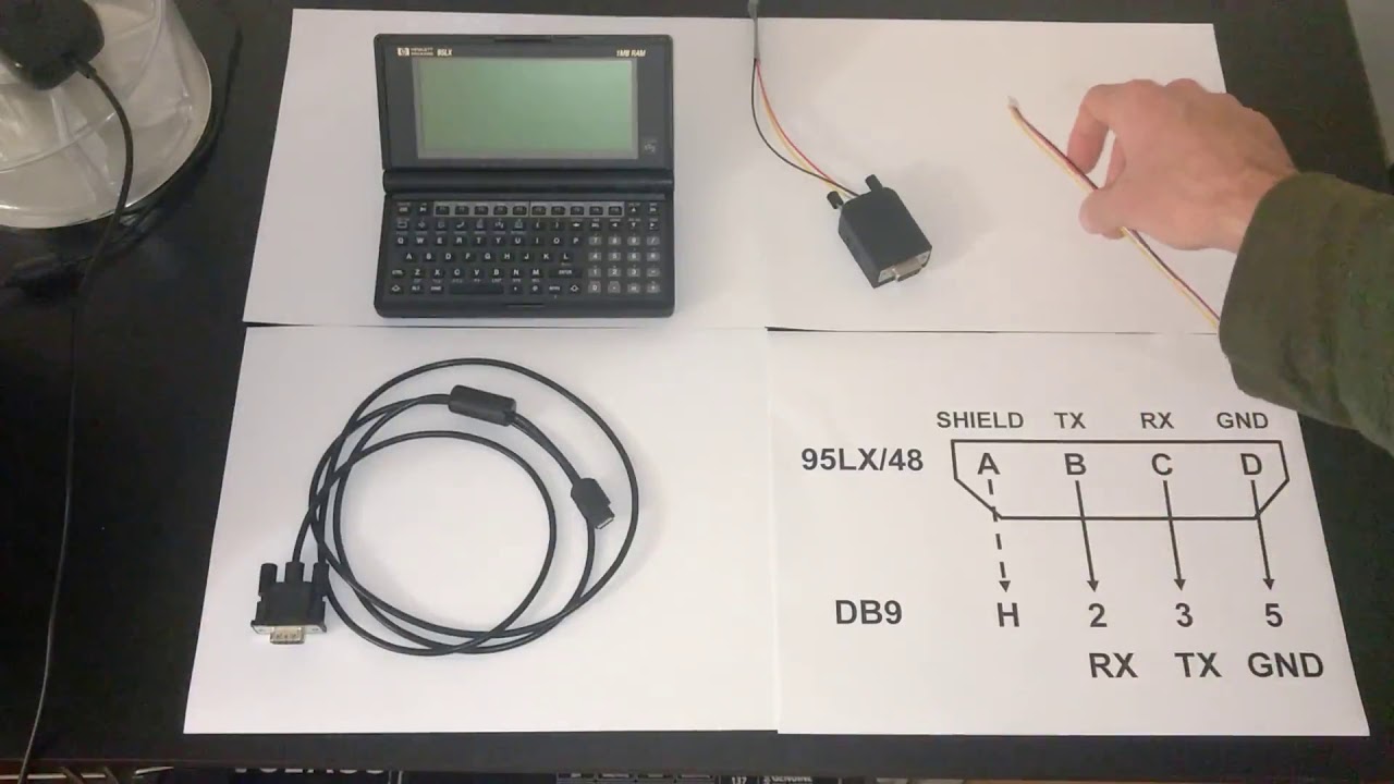 How To Build A 6 Hp 95lx 48 Serial Cable Youtube How To Build A 6 Hp 95lx 48 Serial Cable Youtube