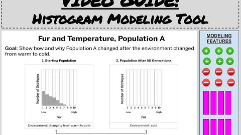 VIDEO GUIDE:  Histogram Modeling Tool
