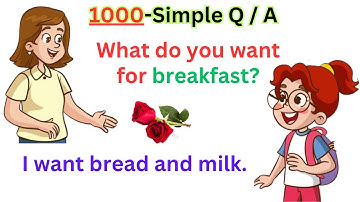 1000 Question Answer | English Conversation Practice | English Speaking Practice For Beginners
