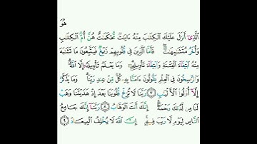 3 - سورة آل عمران ٧-٩ - سعود الشريم
