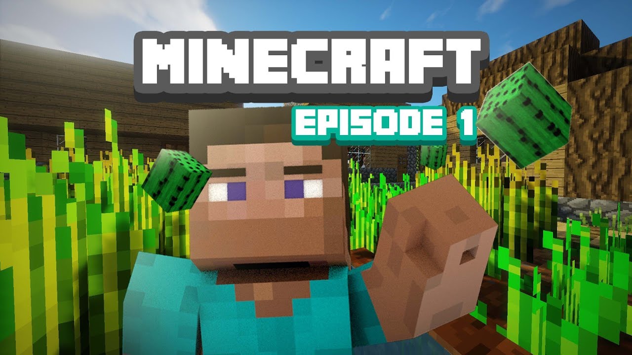 My first day of Minecraft and I got lucky. Minecraft#1
