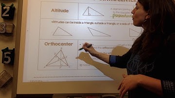 altitudes and orthocenters