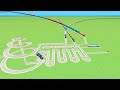 TRAIN VS RISKY SLIDE TRACK CURVE ZIG 💝 ZAG CURVED RAILROAD RAILWORK BEANG DRIVE 