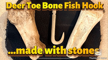 Making a Deer Toe Bone Fish Hook