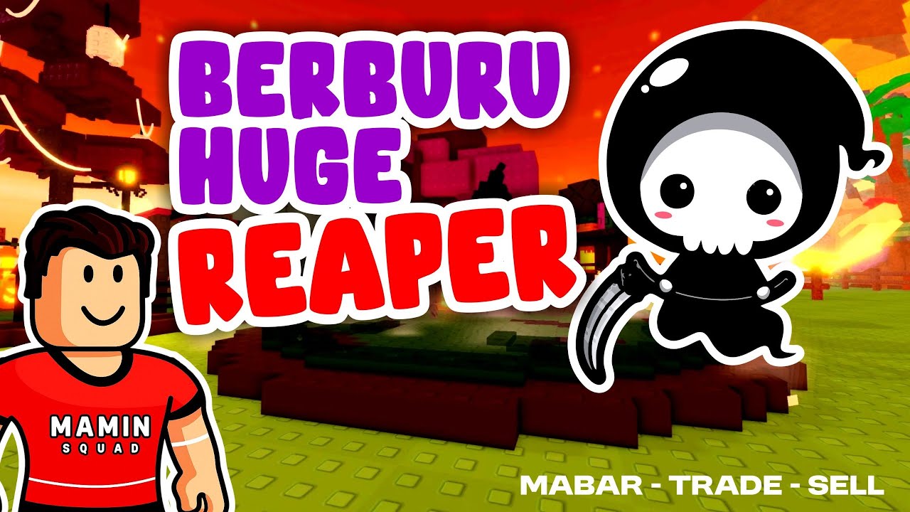 LIVE GROW A GARDEN INDONESIA , REAPER = INFINITY BOOST ! - YouTube
