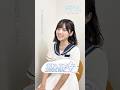スターティングメンバーの個人の想いをお届け💌3人目は瀬乃真帆子！🤍アイドルへの想いはTikTokで語っているからぜひ見てね👀✨