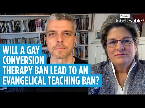 Does banning gay conversion therapy logically lead to banning evangelical teaching?