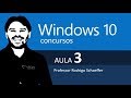 Windows 10 com a aula 3 de informática para concurso público