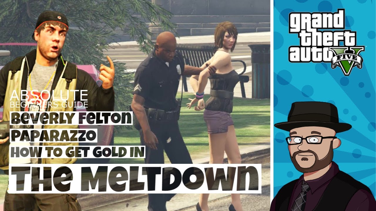 How to get Gold in GTA 5 Paparazzo - The Meltdown Walkthrough