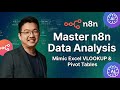 Automate Excel Logic in n8n — Factory Inventory Flow with Merge, Summarize & Lookup Functions