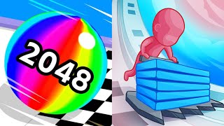 Famous Ball Run 2048 vs Stack Colors! All Levels Gameplay Android, iOS Wealth