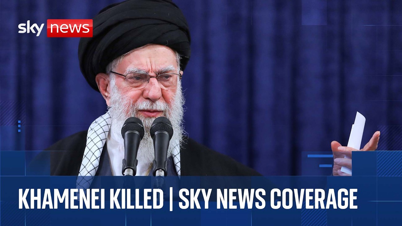 Iran seeks revenge for supreme leader's killing - as huge explosion hits capital | Sky News coverage
