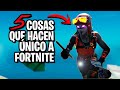 5 COSAS QUE HACEN ÚNICO A FORTNITE | Fortnite: Battle Royale (TOP COSAS QUE FORTNITE HA HECHO BIEN)