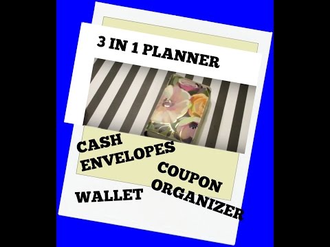 Recollections Zipper Planner 📒 Cash envelopes 💵 coupon organizer