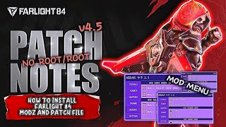 HOW TO DOWNLOAD INSTALL AND PATCH FARLIGHT 84 MOD MENU v4.5 | UNDETECTED MAIN ACCOUNT SAFE screenshot 1