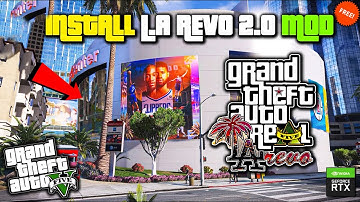 How to install LA Revo 2.0 Mod In GTA 5 || GTA V Real California Mod😍|| Updated 2025....!!