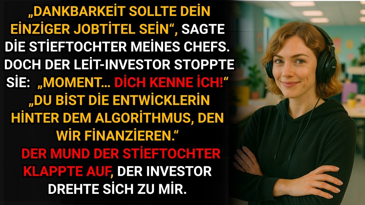 Die stille Entwicklerin, die Vetternwirtschaft in einem VC-Pitch entlarvte