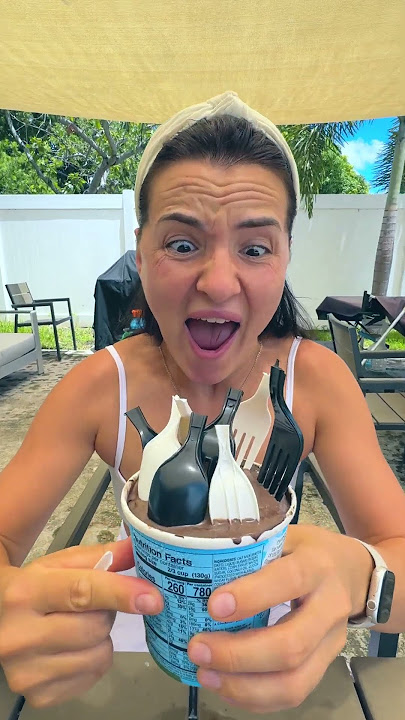 She BROKE all the SPOONS on the ICE CREAM 🍦🥄😱 #shorts #khamitovy #martaandrustam