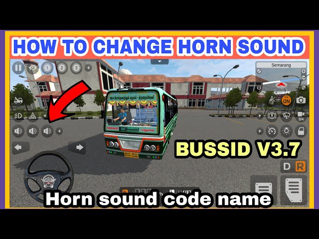 How to change horn sounds on bussid v3.7 in Tamil # bussid v3.7 horn sound code name # bussid V3.7 class=