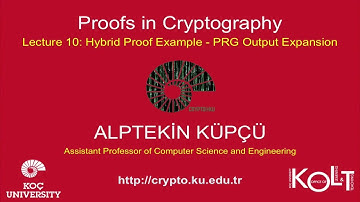 Proofs in Cryptography  Lecture 10 Hybrid Proof Example   PRG Output Expansion