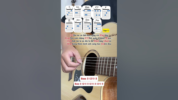 Ôm em lần cuối guitar hướng dẫn