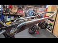 Building a Custom Honda Hornet Scrambler - Welding The Rear Sub frame!